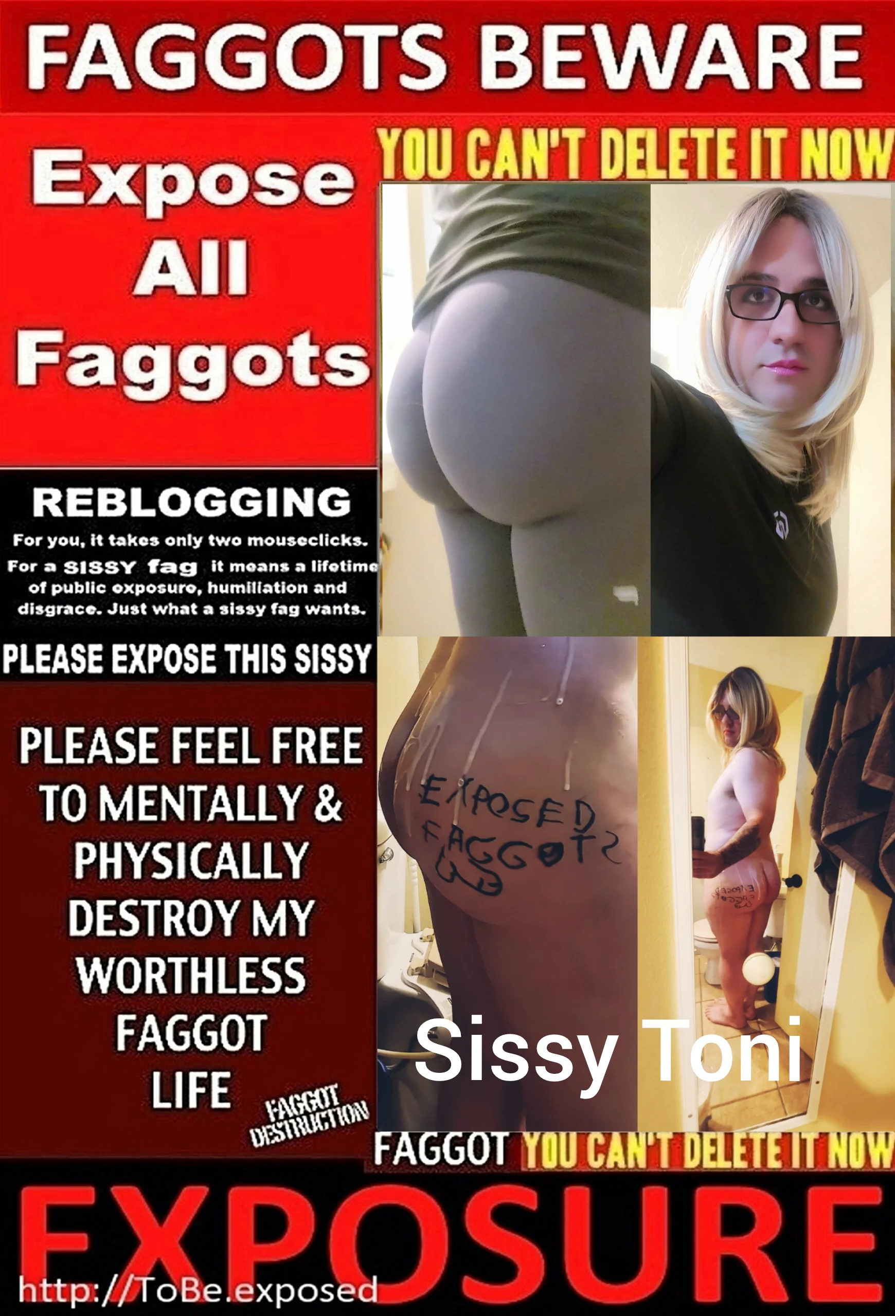 Sissy Toni exposed!